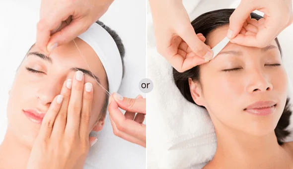 Eyebrow Waxing vs Threading