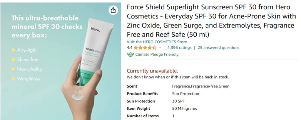 Sunscreen
