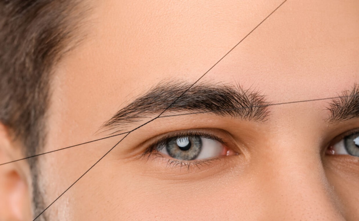 Eyebrow Threading for Men